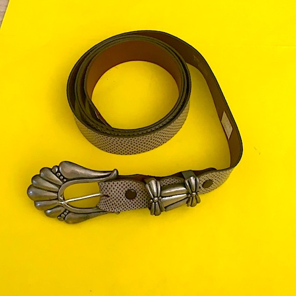 Tom Taylor Sterling Silver Buckle set & belt